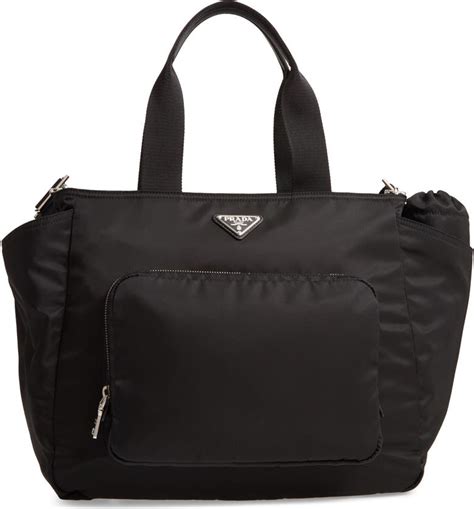 nylon baby bag prada|Prada nylon vela baby bag.